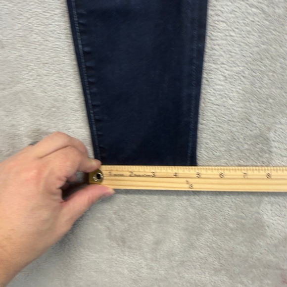 Frame Jeans Women's 27 Le Skinny de Jeanne Crop St Jones Dark Wash Stretch Denim - Picture 8 of 11